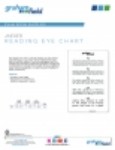 Product Sheet - Jaeger Reading Eye Chart